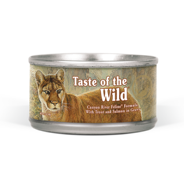 Taste of the Wild Canyon River Feline Formula Trout and Salmon in Gravy