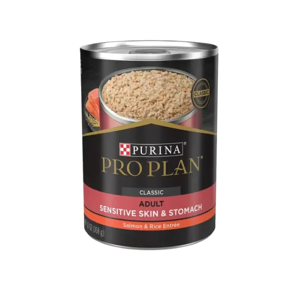 Pro Plan Sensitive Skin and Stomach en Lata – alimento húmedo para perros sensibles