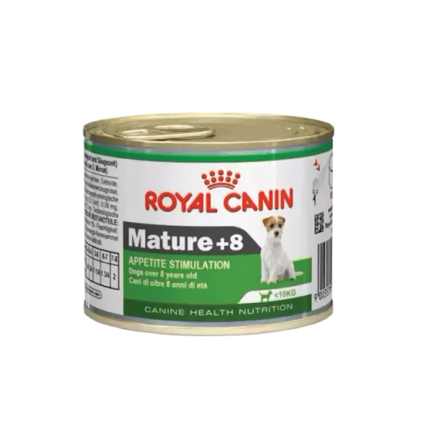 Royal Canin Mature 8+ in Sauce en Lata – alimento húmedo para perros mayores