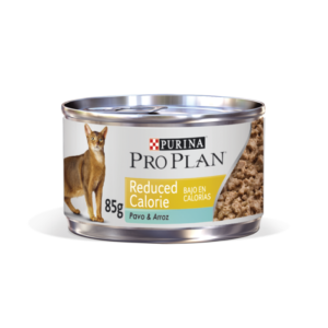 Pro Plan Reduced Calorie Pavo & Arroz en Lata – comida húmeda para gatos